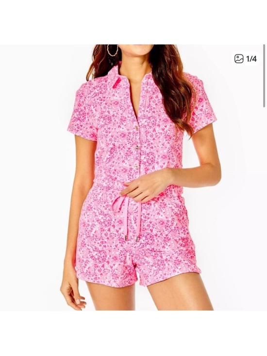 LILY PULITZER Jorgie Romper in Pink Shandy size XXS NWT - Picture 8 of 8